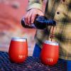 imageYETI Rambler 10 oz Wine Tumbler Vacuum Insulated Stainless Steel with MagSlider Lid NavyCanyon Red