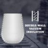 imageYETI Rambler 10 oz Wine Tumbler Vacuum Insulated Stainless Steel with MagSlider Lid NavyHarvest Red