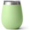 imageYETI Rambler 10 oz Wine Tumbler Vacuum Insulated Stainless Steel with MagSlider Lid NavyKey Lime