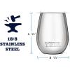 imageYETI Rambler 10 oz Wine Tumbler Vacuum Insulated Stainless Steel with MagSlider Lid NavyNavy