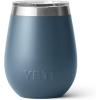 imageYETI Rambler 10 oz Wine Tumbler Vacuum Insulated Stainless Steel with MagSlider Lid NavyNordic Blue