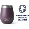imageYETI Rambler 10 oz Wine Tumbler Vacuum Insulated Stainless Steel with MagSlider Lid NavyNordic Purple