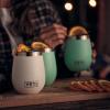 imageYETI Rambler 10 oz Wine Tumbler Vacuum Insulated Stainless Steel with MagSlider Lid NavyPapaya