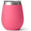imageYETI Rambler 10 oz Wine Tumbler Vacuum Insulated Stainless Steel with MagSlider Lid NavyTropical Pink