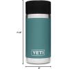 imageYETI Rambler 12 oz Bottle Stainless Steel Vacuum Insulated with Hot Shot CapRiver Green