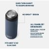 imageYETI Rambler 12 oz Colster Slim Can Insulator for the Slim Hard Seltzer CansBlack Forest Green