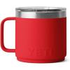 imageYETI Rambler 14 oz Ceramic Lined Stackable Mug Vacuum Insulated Stainless Steel with MagSlider Lid SeafoamRescue Red