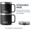 imageYETI Rambler 14 oz Stackable Mug Vacuum Insulated Stainless Steel with MagSlider LidBlack
