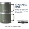 imageYETI Rambler 14 oz Stackable Mug Vacuum Insulated Stainless Steel with MagSlider LidCamp Green