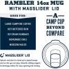 imageYETI Rambler 14 oz Stackable Mug Vacuum Insulated Stainless Steel with MagSlider LidWild Vine Red