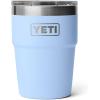imageYETI Rambler 16 oz Stackable Tumbler Vacuum Insulated Stainless Steel with MagSlider LidBig Sky Blue