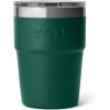 imageYETI Rambler 16 oz Stackable Tumbler Vacuum Insulated Stainless Steel with MagSlider LidBlack Forest Green