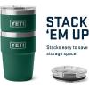 imageYETI Rambler 16 oz Stackable Tumbler Vacuum Insulated Stainless Steel with MagSlider LidBlack Forest Green