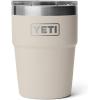 imageYETI Rambler 16 oz Stackable Tumbler Vacuum Insulated Stainless Steel with MagSlider LidCape Taupe