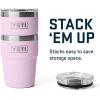 imageYETI Rambler 16 oz Stackable Tumbler Vacuum Insulated Stainless Steel with MagSlider LidCherry Blossom  Textured