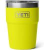 imageYETI Rambler 16 oz Stackable Tumbler Vacuum Insulated Stainless Steel with MagSlider LidFirefly Yellow