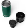 imageYETI Rambler 16 oz Travel Bottle Stainless Steel Vacuum Insulated with Leakproof Commuter Cap NavyBlack Forest Green