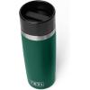 imageYETI Rambler 16 oz Travel Bottle Stainless Steel Vacuum Insulated with Leakproof Commuter Cap NavyBlack Forest Green