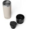 imageYETI Rambler 16 oz Travel Bottle Stainless Steel Vacuum Insulated with Leakproof Commuter Cap NavyCape Taupe