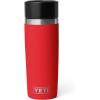 imageYETI Rambler 16 oz Travel Bottle Stainless Steel Vacuum Insulated with Leakproof Commuter Cap NavyRescue Red