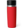 imageYETI Rambler 16 oz Travel Bottle Stainless Steel Vacuum Insulated with Leakproof Commuter Cap NavyRescue Red