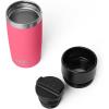 imageYETI Rambler 16 oz Travel Bottle Stainless Steel Vacuum Insulated with Leakproof Commuter Cap NavyTropical Pink