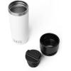 imageYETI Rambler 16 oz Travel Bottle Stainless Steel Vacuum Insulated with Leakproof Commuter Cap NavyWhite