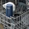 imageYETI Rambler 16 oz Travel Bottle Stainless Steel Vacuum Insulated with Leakproof Commuter Cap NavyWhite