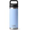 imageYETI Rambler 18 oz Bottle Vacuum Insulated Stainless Steel with Chug Cap WhiteBig Sky Blue