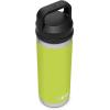 imageYETI Rambler 18 oz Bottle Vacuum Insulated Stainless Steel with Chug Cap WhiteChartreuse