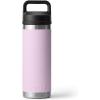 imageYETI Rambler 18 oz Bottle Vacuum Insulated Stainless Steel with Chug Cap WhiteCherry Blossom  Textured