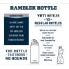 imageYETI Rambler 18 oz Bottle Vacuum Insulated Stainless Steel with Chug Cap WhiteGrey StoneTextured