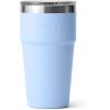 imageYETI Rambler 20 oz Stackable Tumbler Stainless Steel Vacuum Insulated with MagSlider LidBig Sky Blue