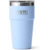 imageYETI Rambler 20 oz Stackable Tumbler Stainless Steel Vacuum Insulated with MagSlider LidBig Sky Blue