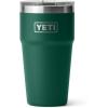 imageYETI Rambler 20 oz Stackable Tumbler Stainless Steel Vacuum Insulated with MagSlider LidBlack Forest Green
