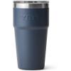 imageYETI Rambler 20 oz Stackable Tumbler Stainless Steel Vacuum Insulated with MagSlider LidNavy