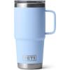 imageYETI Rambler 20 oz Travel Mug Stainless Steel Vacuum Insulated with Stronghold LidBig Sky Blue