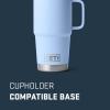 imageYETI Rambler 20 oz Travel Mug Stainless Steel Vacuum Insulated with Stronghold LidBig Sky Blue