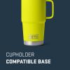 imageYETI Rambler 20 oz Travel Mug Stainless Steel Vacuum Insulated with Stronghold LidFirefly Yellow