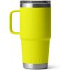 imageYETI Rambler 20 oz Travel Mug Stainless Steel Vacuum Insulated with Stronghold LidFirefly Yellow