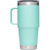 imageYETI Rambler 20 oz Travel Mug Stainless Steel Vacuum Insulated with Stronghold LidSeafoam