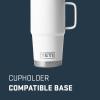 imageYETI Rambler 20 oz Travel Mug Stainless Steel Vacuum Insulated with Stronghold LidWhite