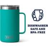 imageYETI Rambler 24 oz Mug Vacuum Insulated Stainless Steel with MagSlider LidAquifer Blue