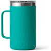 imageYETI Rambler 24 oz Mug Vacuum Insulated Stainless Steel with MagSlider LidAquifer Blue