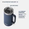 imageYETI Rambler 24 oz Mug Vacuum Insulated Stainless Steel with MagSlider LidCherry Blossom  Textured
