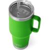 imageYETI Rambler 25 oz Tumbler with Handle and Straw Lid Travel Mug Water Tumbler Vacuum Insulated Cup with Handle Stainless Steel Rescue RedCanopy Green