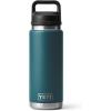 imageYETI Rambler 26 oz Bottle Vacuum Insulated Leakproof Stainless Steel with Chug CapAgave Teal