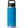 imageYETI Rambler 26 oz Bottle Vacuum Insulated Leakproof Stainless Steel with Chug CapBig Wave Blue