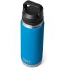 imageYETI Rambler 26 oz Bottle Vacuum Insulated Leakproof Stainless Steel with Chug CapBig Wave Blue