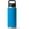 imageYETI Rambler 26 oz Bottle Vacuum Insulated Leakproof Stainless Steel with Chug CapBig Wave Blue